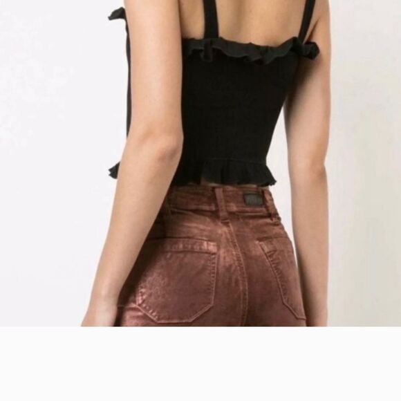 Reformation✨Trixie Crop Top Size Small - Picture 7 of 9